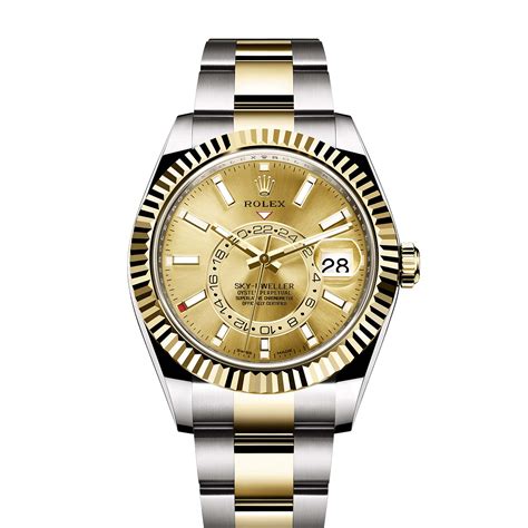 rolex sky dweller three colors steel|sky dweller Rolex 42 mm.